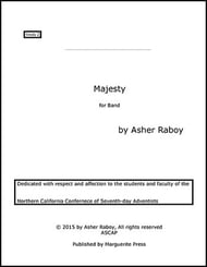 Majesty Concert Band sheet music cover Thumbnail